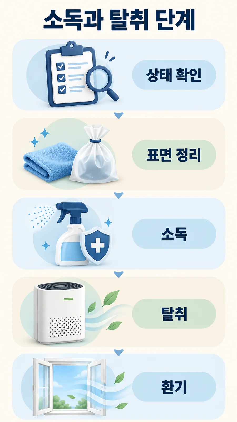 소독과 탈취 안내